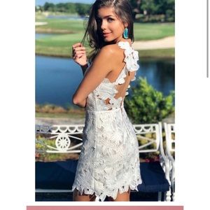 NWT Free People Saylor Jessa Lace Mini Dress M Med